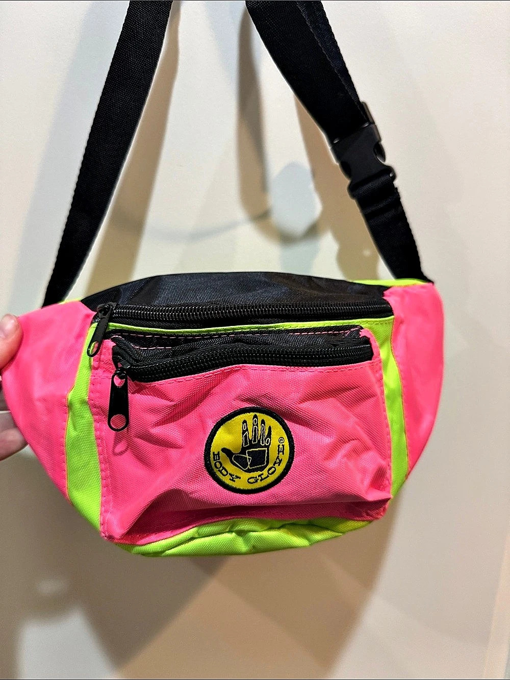 Body Glove Pink & Green Mini Belt Bag